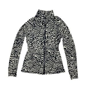 Fabletics Women’s Trinity Performance Jacket in Marbled Zebra XXS